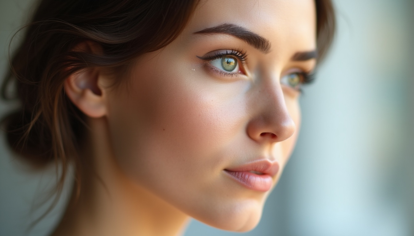 Rezultate micropigmentare sprancene dupa vindecare, cu sprancene perfect definite și naturale.